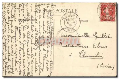 Vale do Ródano e Forte de Pierre-Châtel — Belley, fot. édit. — Verso