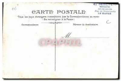 Cannes. Vista do monte Chevallier — editor não visível, número de série 2 — Verso