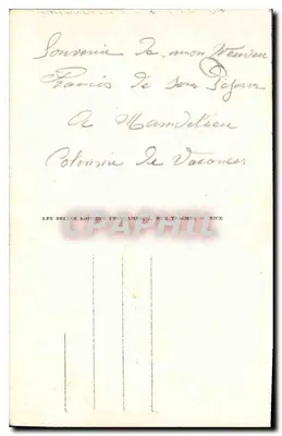 Cannes — Widok na Suquet — Bef. 12641 — Rewers
