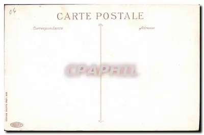 CANNES - Boulevard de la Croisette — vue animée avec palmiers et promeneurs — Édition Billetta Phot. Nice, n° 485 — Rewers