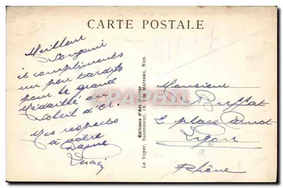 Cannes — General view — Photo Munier, no. 158 — Back