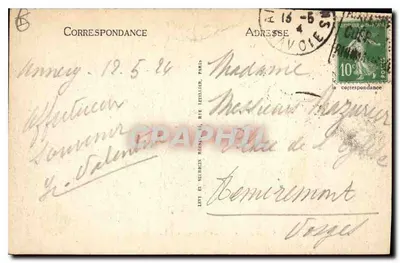 Lago d'Annecy - Duingt - O Castelo - LL — Verso