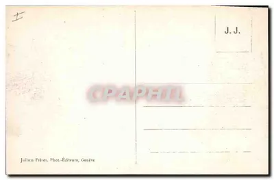 Chamonix — Morze lodowe — J.J. Frères, Genève — Rewers