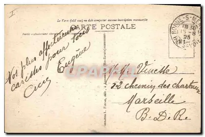 A Aiguille do Dru — Chamonix-Mont-Blanc — G. R. - 500 — Verso
