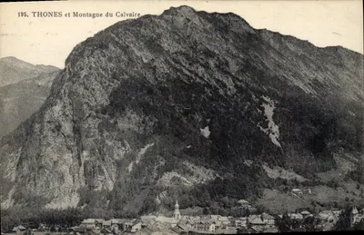 Thones e Montanha do Calvaire — vista panorâmica — B&G, n°195
