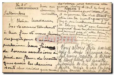 Sallanches — Gorges da Frasse — LL. n°22 — Verso