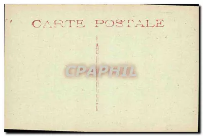 Marseille - A Caixa de Economia — vista do edifício e da praça com fonte — Verso