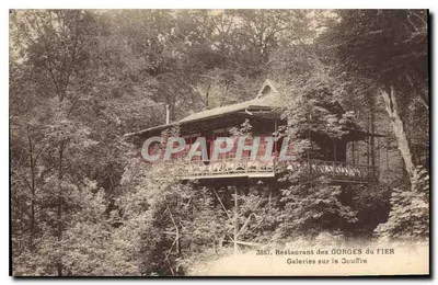 Restaurant des Gorges du Fier — Galeries sur le Jouffre — Édition « Les Joins de Savoie »
