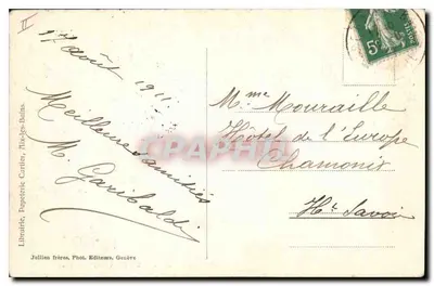Aix-les-Bains — Promenada Grand Port — J.J. 8689 — Rewers