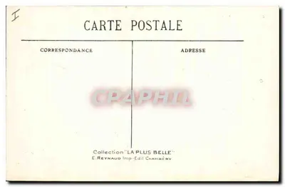 Environs de CHAMBERY — Le Lac de la Thuile — E. Reynaud Imp-Edil CHAMBERY n°310 — Verso