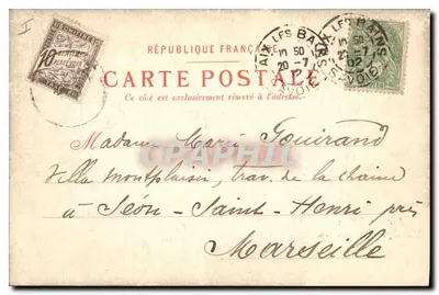 Aix-les-Bains — Abpia Hautecombe — wydawca nieznany, numer seryjny nieczytelny — Rewers