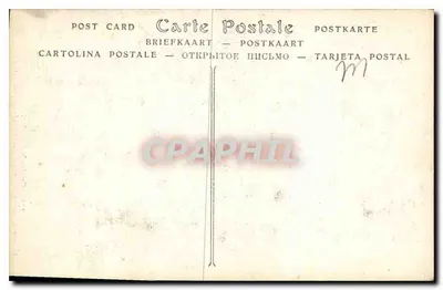Katedra w Reims — Galeria i Garguliki na Fałszywej Ścianie Południowej — ND Pbot. — Rewers