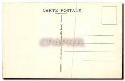 Góry Fier — Wjazd na Las Poety — L. Fauraz, wyd. w Annemasse (Haute-Savoie) — Rewers