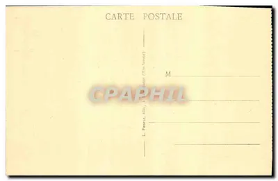 Château de Montrottier — Salle des Dentelles — Environs d'Annecy (Haute-Savoie) — Verso