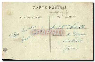 Chamonix — Panorama Morza Lodowego — wydawca anonimowy, n° 817 — Rewers