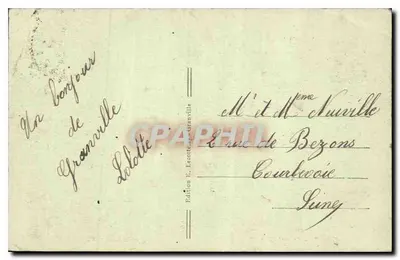 Granville — O Caminho do Tour du Roc — Edição E. Leconte, Granville, n°53 — Verso