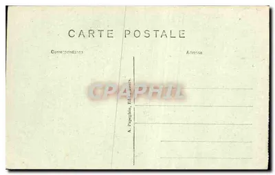 Tours (Indre-et-Loire) — O Velho Hotel de Ville e o Square Rabelais — A.P. — Verso
