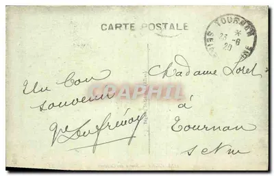Vichy — Źródło Czelników — Wydawca Vichy, nr 1163 — Rewers