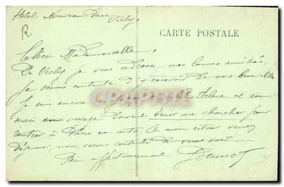 Vichy — Nowa Terrasa Du Grand Kasyno — Wydawnictwo Faure n°852 — Rewers