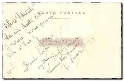 Arranjo de flores — editor G.P. Paris, n° 547 — Verso