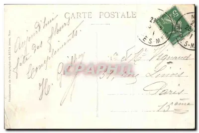 Nice — Algemene uitzicht, genomen vanaf Mont-Boron — Uitgave Gilletta, Nice, n°103 — Achterkant
