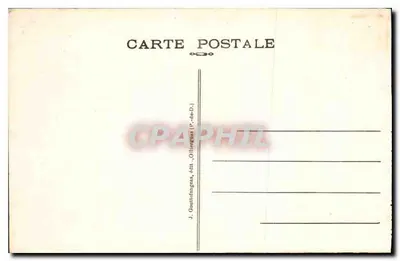 Cascade du Plat-a-Barbe — La Bourboule — J. Gouti-dangous, wyd. Olliergues (P.-de-D.) — Rewers