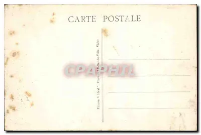 Moulins - Place d'Allier — coluna monumental e catedral — editor Ideal, n° 1723 — Verso