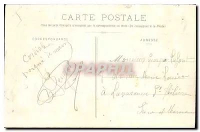 Museum van Versailles - Marie-Antoinette en haar kinderen — Ed. Mme Moreau, Versailles — Achterkant