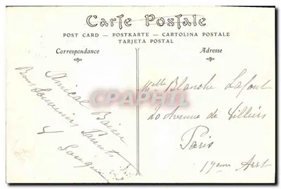 Le Tréport — A Ponte em um Dia de Tempestade — Editor Desconhecido, n° 10 — Verso