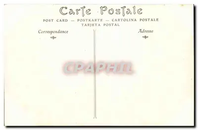 Stara Abbazja w Jumièges (XVIII wiek) — ND Pbot. — Rewers