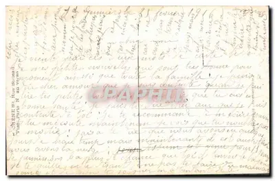 Fioletowa róża — krajobraz z mostem — REX 4495 — Rewers