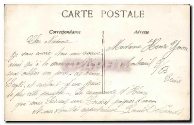 Arranjo de flores e espiga de trigo — Boa Ano — Editor Vidal, n° 1853 — Verso