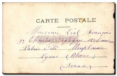 Młoda kobieta wśród kwiatów — 'Niech Twoja miłość wysyła mnie jak ten zapach' — M.F. PARIS — Rewers