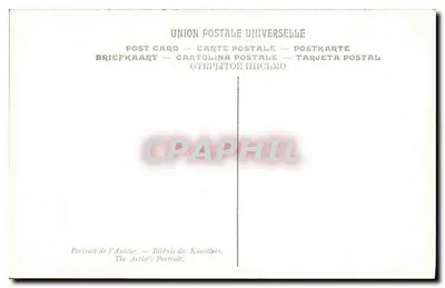Albrecht Dürer — Retrato do artista — União Postal Universal, n° 486 — Verso