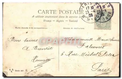 Páscoa — Felizes Páscoas — A.S. V. Série 403 — Verso