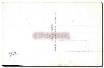 Criança com cesto de flores — em um quadro em forma de sapato de cavalo — editor desconhecido, n° 708 — Verso
