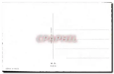 शीतकालीन दृश्य एक चर्च के साथ — श्रृंखला संख्या 4805 — एम.डी., पेरिस — पीछे