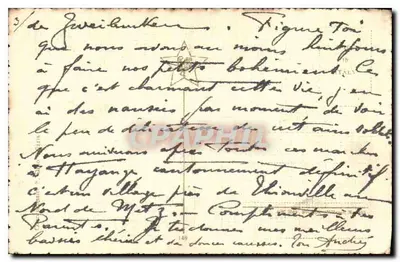 Twee vrouwen in oude kleding — Hésitation — S. Mauclaire — Achterkant