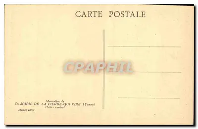 Klasztor Świętej Marii z kamienia, który pieści — Centralny pailier — Combier Mâcon — Rewers