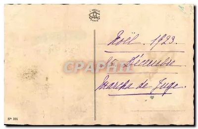 Bukiet kwiatów — Dobre Nowo — L'ABEILLE, Paryż, Série 101 — Rewers