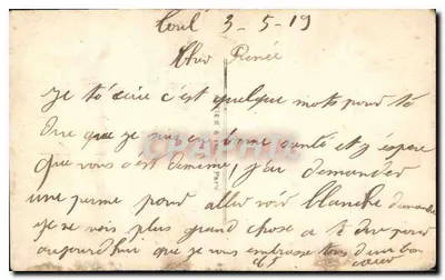 Joven mujer y niño — tarjeta postal sentimental — Visé, n° 107 — Reverso
