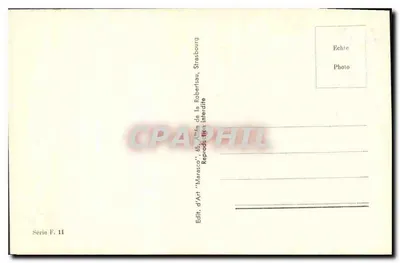 Arranjo de flores — carta de aniversário — Marasco, Série F. 11 — Verso