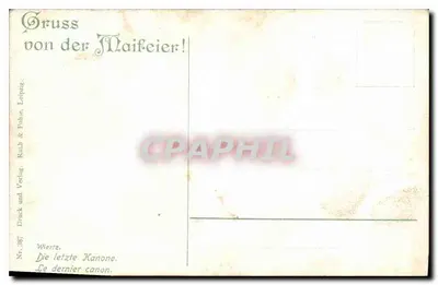 Festa da Festa — Gruss von der MaiFeier! — Wiertz & Fohle, Leipzig — Verso