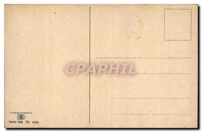 Tulpenhaus — ogród słońca przed domem z cokołem — Photocromie, seria 368, n° 4194 — Rewers