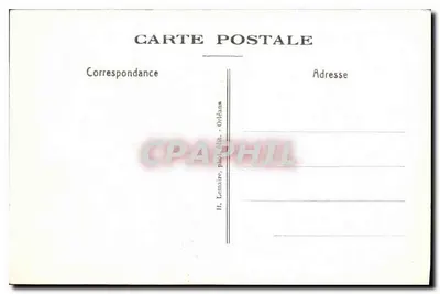 Cléry (Loiret) — Portail Principal — H. Lemaire, fot. edit., Orléans — Achterkant