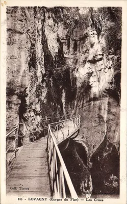 Lovagny (Gorges do Fier) — As Cheias — Tissot, n°185