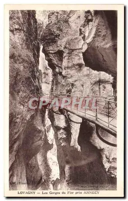 Lovagny — As Gorges do Fier perto de Annecy — Fot. Combier & Maingot