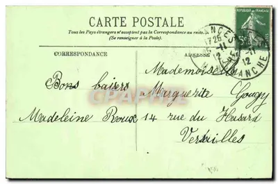 Coutances — Muzeum i Wejście do Ogrodu Publicznego — LL. — Rewers