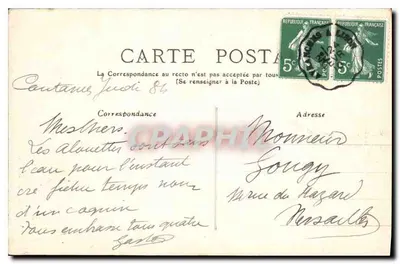 Coutances - Katedra Świętego Nikodema — Zbiór L. Larrroue, Coutances, nr 15 — Rewers