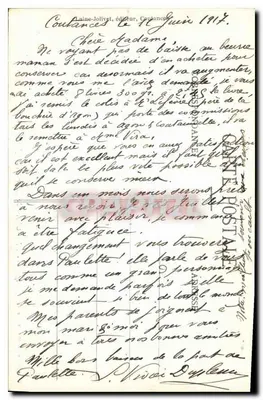 Coutances - Schody Publicznego Ogrodu — Collection du Bazar Coutançais, n°27 — Rewers